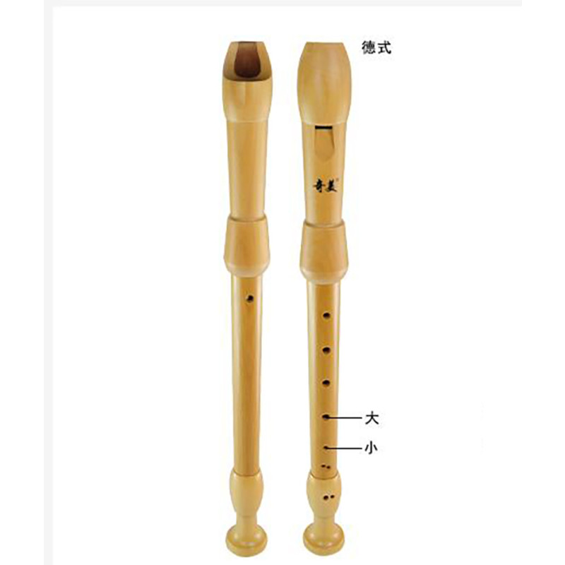 奇美中音德式8孔木质竖笛 QM8A-31G(七包服务)