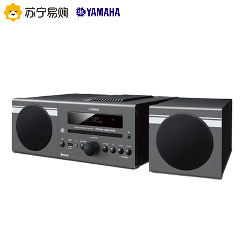 雅马哈（Yamaha）音响 音箱 CD机 USB 播放机 迷你音响 组合音响 蓝牙音响 定时闹钟MCR-B043 深灰色