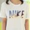 NIKE耐克女装 2018夏季新款运动简约透气舒适透气半袖休闲圆领轻薄短袖T恤 AQ7950-100 S 粉色AR4002-646