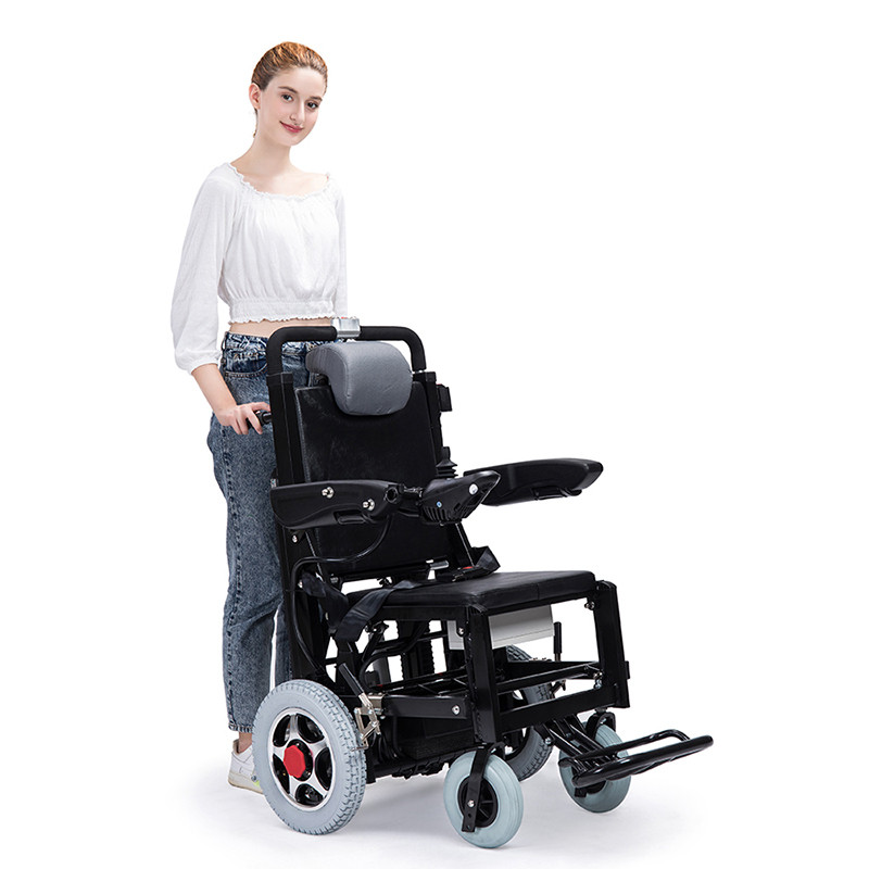 邯康68a电动轮椅履带爬楼车轻便折叠锂电池可折叠携带方便平地可电动