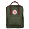 Fjallraven 瑞典北极狐 男女通用经典款 Kanken Classic 轻便防水耐用双肩包背包 23510 森林绿/公牛红