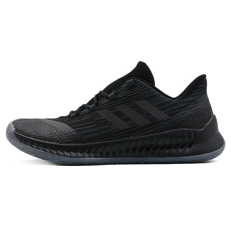 阿迪达斯男鞋2019春季新款运动鞋 Harden B/E 2场上篮球鞋 AC7436 黑色 42.5码