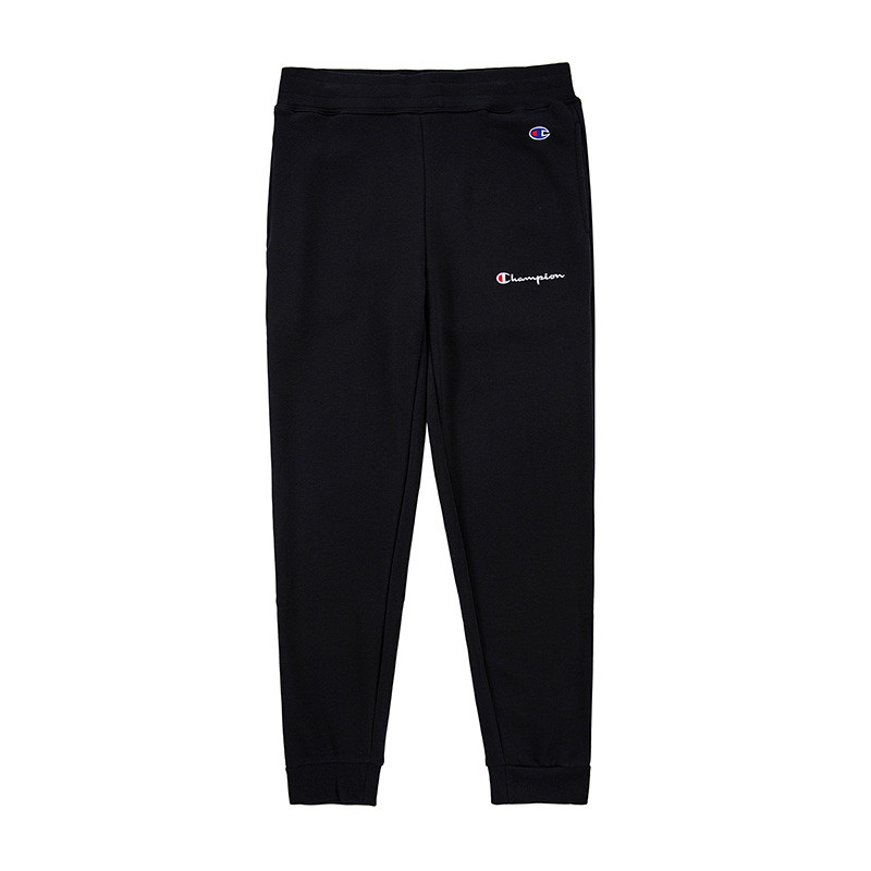 Champion冠军 秋季新款 男装春秋纯棉运动休闲长裤 C8-A204 黑色 XXL