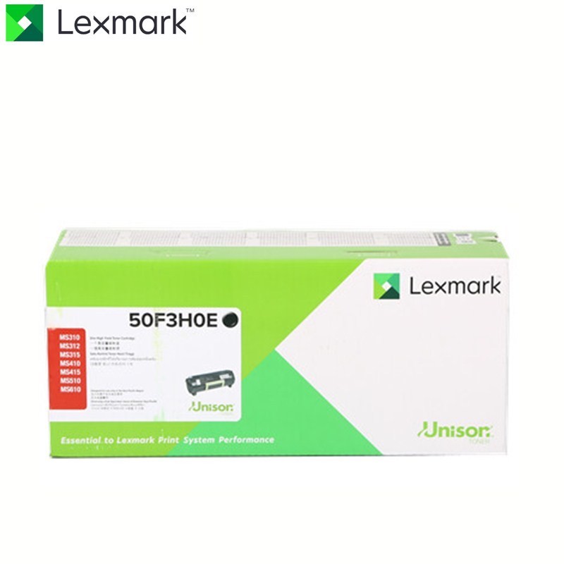 利盟（Lexmark）50F3H0E黑色碳粉盒（利盟MS/MX310/410/510/610）NH 黑色