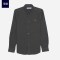 U.S.POLOASSN.衬衫男衬衣纯色纯棉长袖修身休闲潮流帅气青少年 M/170 军绿