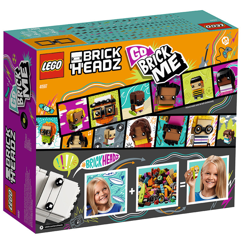 LEGO乐高 BrickHeadz方头仔系列 方头仔DIY套装41597