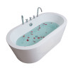 浴缸家用情侣小户型卫生间浴盆日式贵妃浴缸1.2-1.8米 ≈1.2m 宽边浴缸(白色)