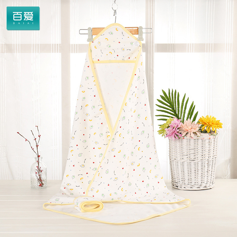 百爱小鱼抱被 80*80cm 黄色