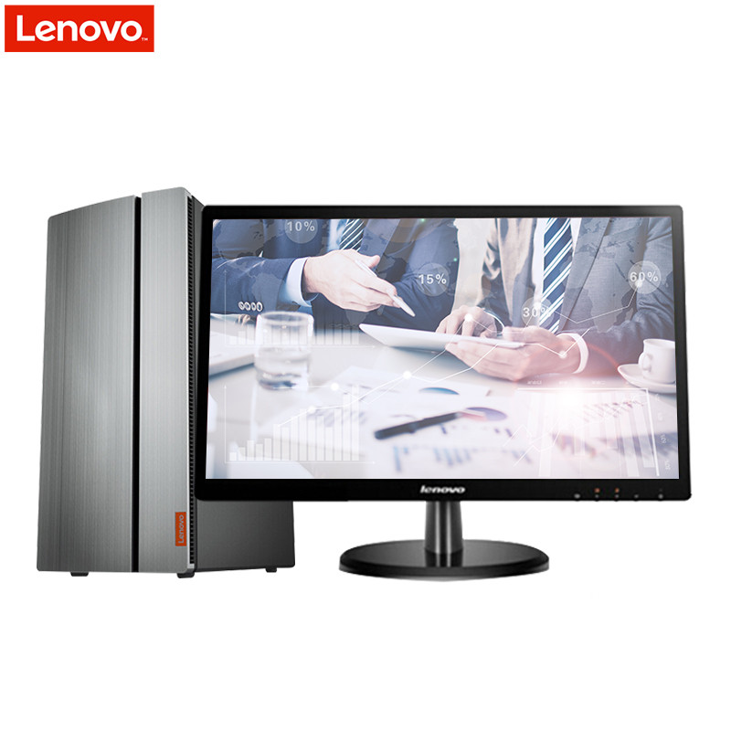 联想(Lenovo) 天逸510Pro 商务办公台式电脑 23英寸屏（I5-8400 4GB 1TB+16G傲腾）