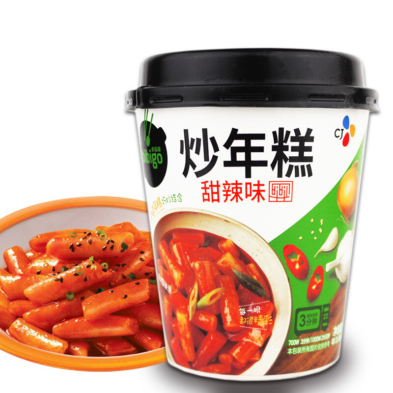 必品阁甜辣杯装炒年糕165g