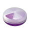 INOMATA 日本进口药盒便携药盒小物收纳盒旅行药品收纳盒3格 紫色
