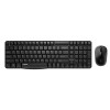 雷柏（Rapoo） X1800S 无线鼠标键盘套装电脑键盘 笔记本键盘 黑色