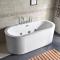 浴缸小户型嵌入式独立式一体五件套家用一体卫生间扶手加厚泡澡浴池_6 薄边空浴缸 1.5M