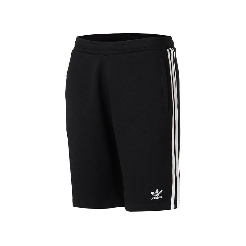 【自营】adidas阿迪达斯三叶草男子运动短裤透气舒适休闲运动服CW2980 S CW2980黑