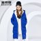 波司登BOSIDENG冬装羽绒服女长款过膝2018新款连帽女式运动外套B80142036_1 155/80A 亮宝蓝5162