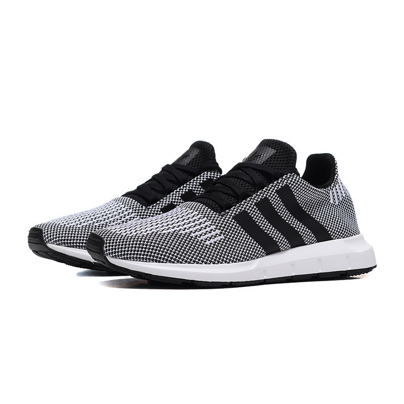 【自营】adidas阿迪达斯三叶草男运动生活系列运动休闲鞋B37734 B37734一号黑色+亮白 44.5码