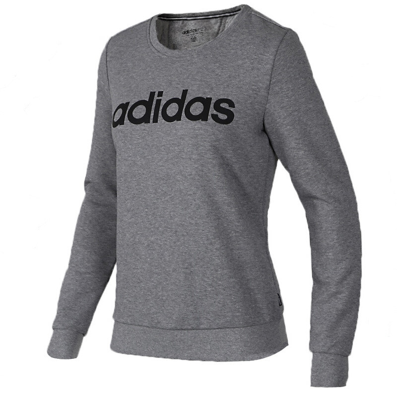 Adidas阿迪达斯NEO女装2018秋季新款运动休闲舒适透气圆领套头衫卫衣DM4129 DM2061 L