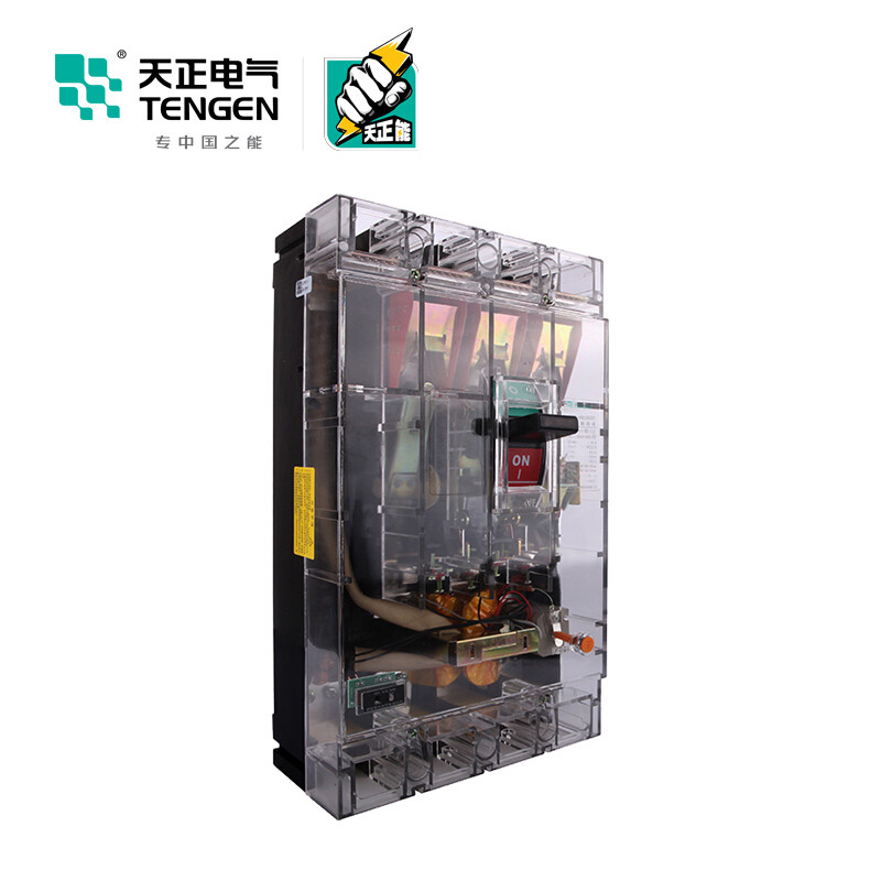 天正电气DZ20L-400 20KA热磁式400A 3P+N手动固定式380V 01020020797塑壳漏电保护断路器