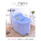 洗澡桶塑料特大号沐浴桶带盖家用儿童浴盆泡澡桶塑料浴缸绿色适合身高1.75米 天蓝色适合身高1.75米