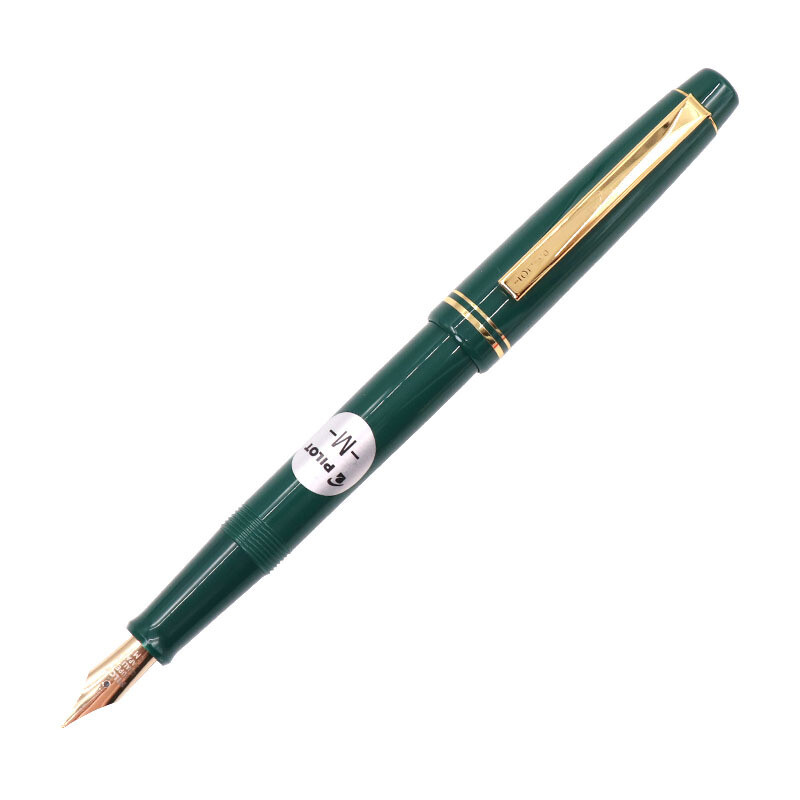 日本进口百乐（PILOT） 78G+钢笔墨水笔办公学生书法练字钢笔 绿色B尖