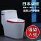 日本卫浴抽水马桶虹吸式防臭座便器防溅水大口径防堵塞坐便器_2_7 高腰款，脲醛盖板搭配瑞尔特水件 220mm