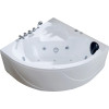 亚克力浴缸三角扇形小卫生间按摩冲浪浴缸家用嵌入式欧式浴盆池 0.8米五件套配置 ≈1.2m
