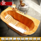 木桶沐浴桶泡澡洗澡桶尊贵定制实木浴缸浴盆带水龙头_1 外长1.6米宽0.75米高0.7米