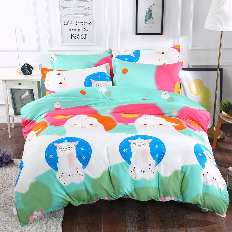 棉被套单件水洗棉床上用品单人200x230棉双人被罩1.5m1.8/2米 被套1.5x2.0m 小动物