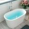 独立式小浴缸亚克力浴盆浴池家用小卫生间户型深泡1米Y_6 独立式空缸加落地龙头 ≈1.2m