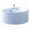 浴缸一体圆形独立式双浴盆恒温按摩1.2米1.35米1.5米_7 ≈1.2m 空缸+下水器
