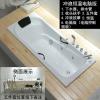嵌入式浴缸亚克力家用镶入式冲浪双人浴盆小浴缸家用_3 嵌入式+五件套+冲浪按摩 ≈1.6M
