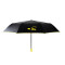 WM太阳伞 防紫外线晴雨伞 两用创意手动折叠晴小清新雨伞 黄色
