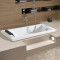 新款嵌入式浴缸家用亚克力浴缸小户型方形迷你普通浴缸浴池 空缸+花洒+下水器 ≈1.4m