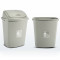 垃圾桶大号塑料材质方形底部加高加厚摇盖设计厨房家用垃圾桶_2_7 65L带盖烟灰色