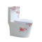 新款彩色墙排马桶家用座便器陶瓷彩金200/250/350坑距坐便器 其他/other 【红色】抗菌智洁釉+脲醛盖板