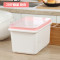 厨房储米桶装米箱塑料防虫防潮面粉桶厨房20斤米缸米罐家用米盒子_4 0813粉色（20斤）