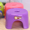 塑料小凳子加厚成人浴室凳儿童小板凳时尚圆凳矮凳家用椅子凳子_2_5 小号紫色2个