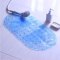 PVC带吸盘按摩浴室防滑垫浴缸卫浴沐浴脚垫淋浴洗澡垫子地垫吸盘漏水多功能时尚创意生活日用浴 不透明蓝色50x80cm