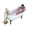 浴缸古典欧式贵妃浴缸亚克力独立式SPA浴盆家用小浴缸_8_1 配ABS黑色脚 &asymp1.5M