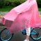 雨衣自行车单人男女成人电动车骑行透明学生单车雨批生活日用晴雨用具雨披雨衣_1 可拆卸双面罩--雨滴蓝