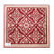 包邮惠多欧式进地垫入户垫垫防滑脚垫正方形地毯电脑椅垫_2 100CM&times;150CM 红色满花