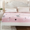 特价纯棉床笠加高全棉床罩床垫保护套单件床单1.51.8米 100cmx200cm 品格红