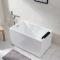 浴缸独立式无缝浴缸家用卫生间欧式大浴缸浴盆浴池亚克力_1_4 ≈1.7M 空浴缸(宽65厘米)