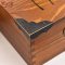 木箱子复古带锁收纳盒实木杂物盒桌面整理收藏长方形木盒子储物箱_9 小号月光宝盒