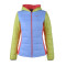 李宁女式外套运动生活系列拼色保暖短款棉服棉衣AJMH062-1-2-3-4 S AJMH062-2