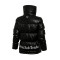 李宁女子冬季羽绒服防寒保暖白鸭绒短款运动外套AYMK148-1 XL（175/96A） 黑色