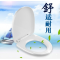 马桶盖缓降加厚适配便盖U型V型O型白骨色坐便盖板_5 经济U型缓降无