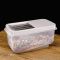 厨房密封米桶家用塑料防潮收纳20斤装米缸大米面粉防虫储米箱10kg_5_5 透明灰色