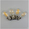 普通蜡烛灯泡25w40w4W尖形拉尾水晶光源E27E14小螺口LED节能球泡 E14透明球泡(10个装) 4.