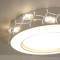 led吸顶灯卧室灯圆形现代简约客厅灯主卧房间灯餐厅灯具 直径45CM三色调光